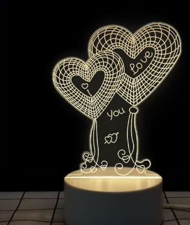 3D Table Lamps - MANY DESIGNS