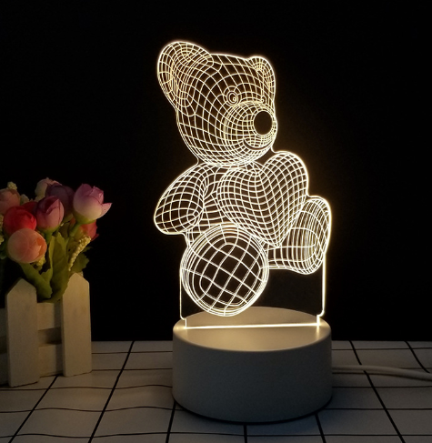 3D Table Lamps - MANY DESIGNS