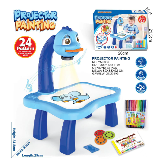 LED Drawing Table Toy with Music - MANY COLORS