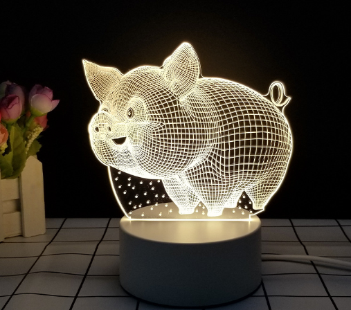 3D Table Lamps - MANY DESIGNS