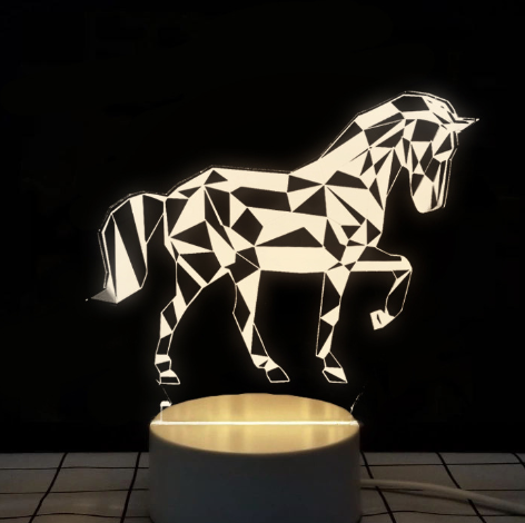 3D Table Lamps - MANY DESIGNS