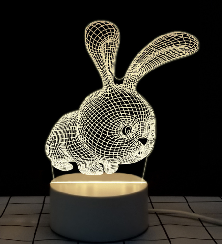 3D Table Lamps - MANY DESIGNS