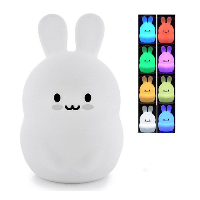 Remote Rabbit LED Night Light