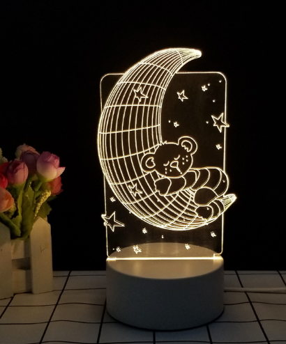 3D Table Lamps - MANY DESIGNS