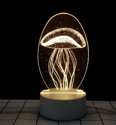 3D Table Lamps - MANY DESIGNS