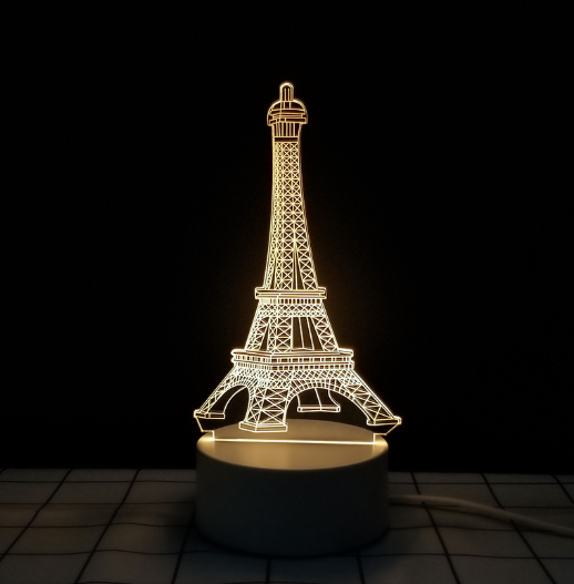 3D Table Lamps - MANY DESIGNS