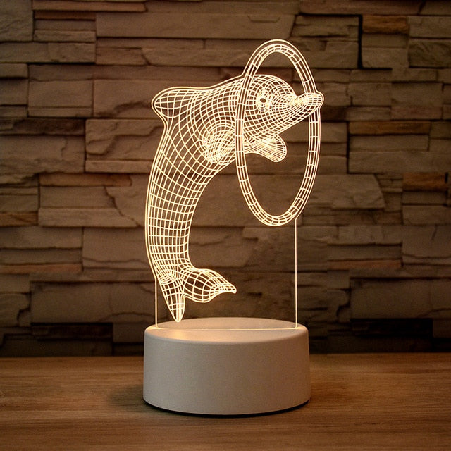 3D Table Lamps - MANY DESIGNS