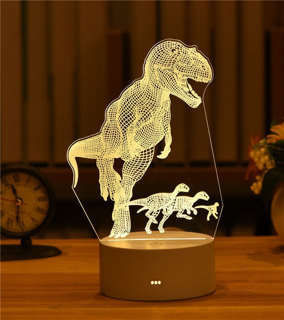 3D Led Night Light Model Toys MANY CHOICES