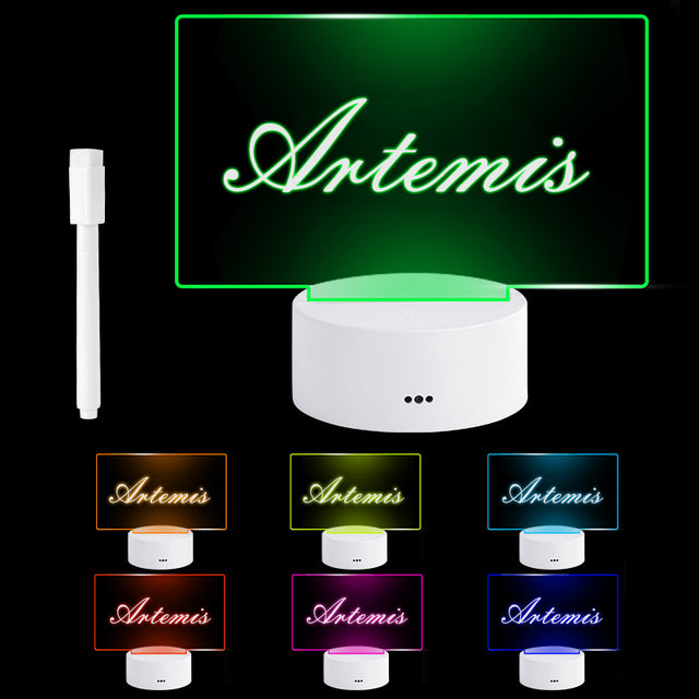 Creative and Writable LED Night Light