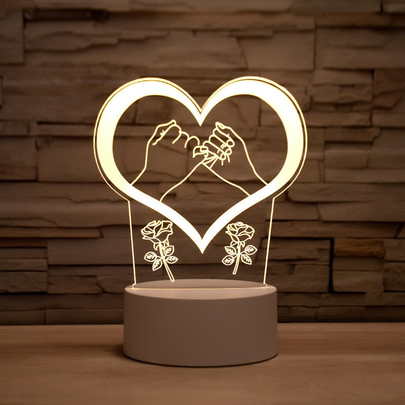 3D Table Lamps - MANY DESIGNS