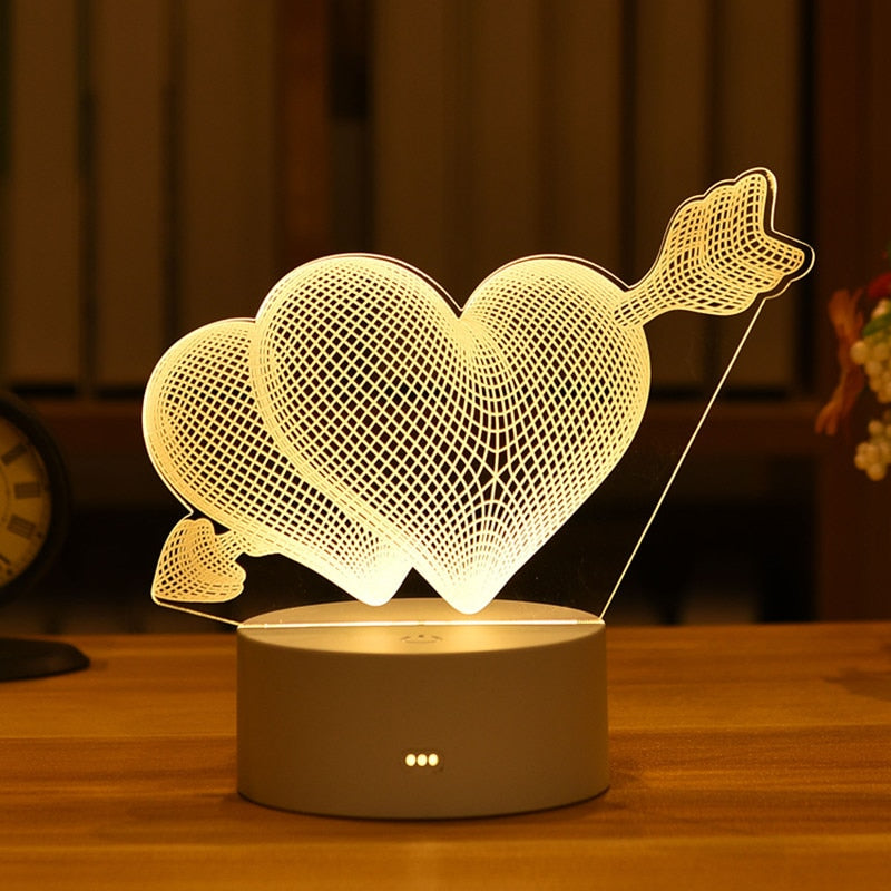 3D Table Lamps - MANY DESIGNS