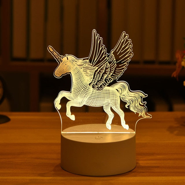 3D Led Night Light Model Toys MANY CHOICES