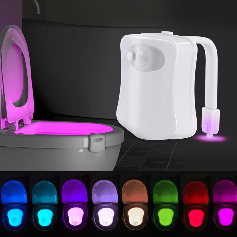 Toilet Night Light - LED - 8 Colors!