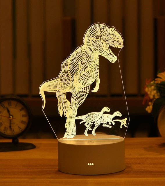 3D Table Lamps - MANY DESIGNS